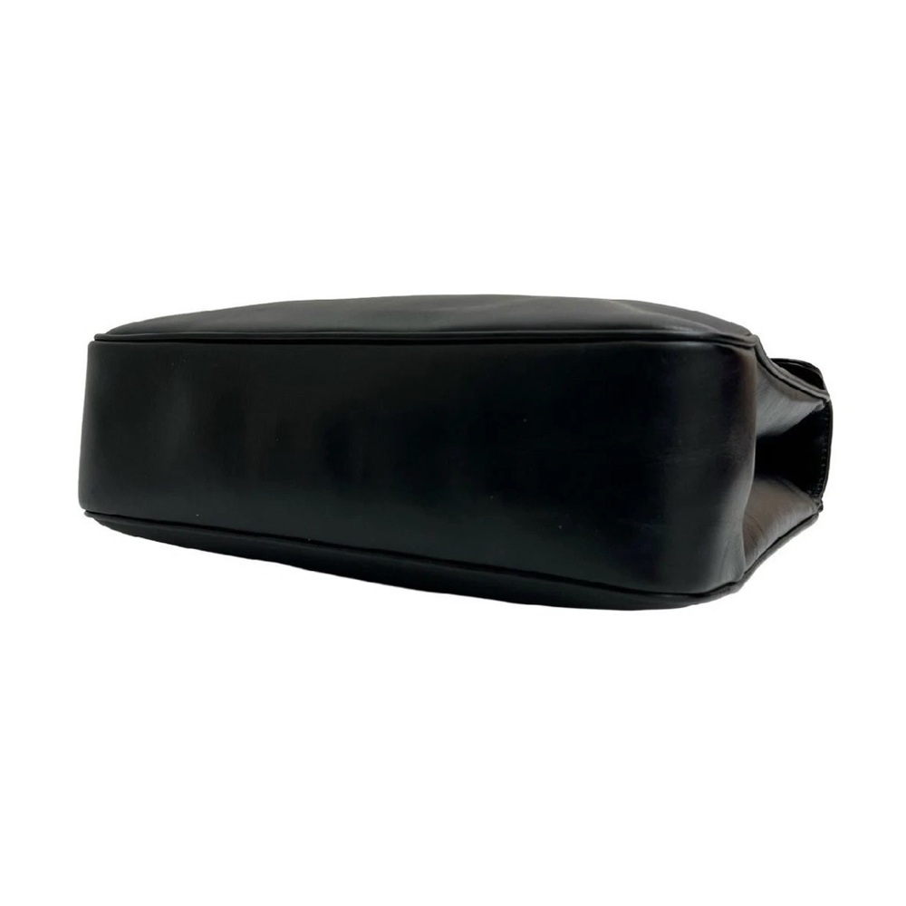 Gucci Black Leather Satchel with Gold Accents - Picture 9 of 11